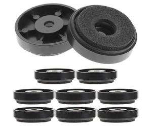 Generico Piedini Isolanti Set 10 Pezzi per Diffusori Acustici Rotondi 30x8mm in Eva e Abs Portatili e Gestione Energetica per Amplificatori e Subwoofer