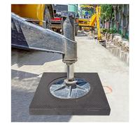 Generico Piedini stabilizzatori universali per Gru, per Camper, per carro Attrezzi, martinetti di livellamento per carichi Pesanti, impilabili, Neri e Resistenti, per Camper, impilabili e indistrutti