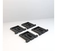 Generico Piedini Tastiera Compatibile con Logitech mk250 Ricambi PC Laptop Supporti Tastiera