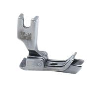 Generico Piedino premistoffa con Guida a Doppio Coltello SP-18 for Macchina da Cucire Industriale, Piana, ago Singolo, Punto Annodato, Accessori(1-16 2mm)