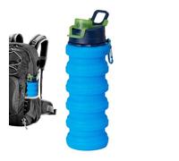 Generico Pieghabile Con Coperchio,Borraccia Portatile In Silicone Alimentare - Da Bere In Silicone | Per Campeggio All'Aperto Picnic Giardino Parco Cortile Estate Aereo Golf Stadio