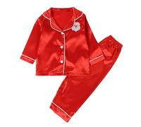 Generico Pigiama a Due Pezzi Set per Bambini,Abbigliamento da Casa Traspirante Bambini Notte Invernale Carino Bambino Regalo Facile Accesso Adatto Il Gioco nel Tempo Libero