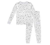 Generico Pigiama di Halloween 2025 per Bambini Divertente Stampa Fantasma Costume personalità Camicia Completo Top Pantaloni in Morbido Cotone 2 Pezzi Vestiti Regalo 1-12 Anni