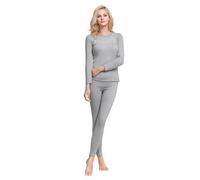 Generico Pigiama Donna Lungo Leggero a V Aperto Pigiami da Donne di Pantaloni e Camicia Invernale Set Pigiama 2 Pezzi con Tasche Morbido Comodo Traspirante per Il Tempo Libero Per La Casa