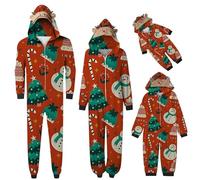 Generico Pigiama Natale Famiglia, Coppia Pigiama Natale, Pigiama Famiglia Natale,Interno Famiglia Pigiama,Pigiami Manica Lunga,Tuta Lungo Pigiama Set per papà Mamma Capretto Baby
