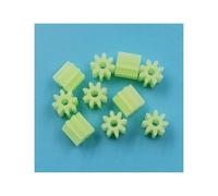 Generico Pignone Piccolo Verde 81,5A 0,5M 8 Denti OD=5mm Foro 1,5mm Ingranaggio in plastica Parti del Motore Modello Fai da Te G8T1.5A