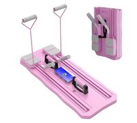 Generico Pilates Reformer Machine, Tavola Pilates Compatta per Allenamento a Casa, Allenatore Multifunzionale per Addominali, Petto, Spalle, Braccia