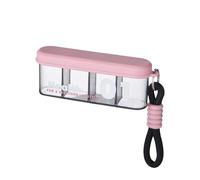 Generico Pill Storage Box - Medicine Organizer | 12x8cm Medicine Container with Separate Slots, Pills Holder with Compact Design, Pill Dispenser, Health Accessory Case for Travel