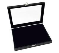 Generico Pin Case, Badge Collection Display Box Frame, 7.87x5.91x1.77 inches Secure Organizer for Medals Brooches Beach Tags Jewelry, Wall-Mountable Shadow Boxes for Collectors and Enthusiasts