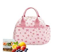 Generico Pink Lunch Box | Large Capacity Leakproof Reusable Corduroy Fabric