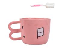 Generico Pink Piglet Ceramic Teapot and Cup Set,Cartoon Funny Ceramics Pig Teapots,Creative Cute Pigs Teapot of The Pig's Nose Kettle Gifts for Friends and Family