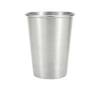 Generico Pint Cup - 304 Stainless Steel, Standard Size Metal Cup Lightweight Design | Classic Silver Reusable Drinking Cups, Stainless Steel Tumbler For Camping, Travel, Outdoor Activities, Home