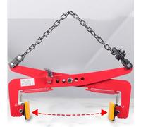 Generico Pinza di Sollevamento per Granito ad Alta Resistenza con Catena - Strumento Durevole per la movimentazione di Pietre per lavori di Costruzione, muratura e Sollevamento di carichi Pesanti in