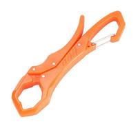 Genérico Pinza di : strumento per afferrare pesci con mascella di bloccaggio, clip a moschettone integrata compatta, costruzione in alluminio, supporto sicuro per pesci | Accessorio CIN