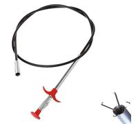 Generico Pinza Flessibile con 4 Artigli,Tubo Flessibile Estensibile per Lavandino e WC,Raccogli Detriti,Accessorio Pulizia Tubi,Riparazione Automatica,Strumento Sblocca Scarichi Pieghevole (160cm)