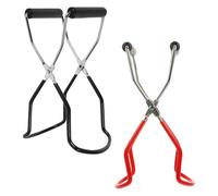 Generico Pinze Sollevatore per Barattoli Impugnatura Antiscivolo, Apriscatole Manuale Portatile per Barattoli a Bocca Larga, Set da 2 Pezzi per Inscatolamento e Conservazione Domestica