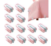 Genérico Pinzette per Copripiumino - dodici Clip Antiscivolo per Lenzuola-e copritori, graffette per Camera da, riutilizzabili, Senza Cuciture, per Evitare scivolamenti e Pieghe