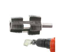 Generico Pipe Tap - Thread Cutting Tool | Electric Drill Attachment, Hand Tool For Water Pipe Inner Hole Opening, Threading Repairs, Plumbers, DIY Enthusiasts, Home Maintenance Projects
