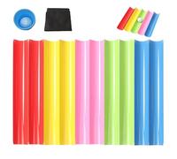 Generico Pipeline Teamwork Game - Professional Leadership Training Kit, 30/40/50cm Mixed Half-Tubes with Ball & Cup, Collaborative Exercise for Corporate Events & Conferences | for Garden & School