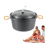 Generico Piroscafo per Piano Cottura A Induzione - Pentola di Grande capacità, Caldaia Portatile | Attrezzatura per Pasti da Cucina da Campeggio per All'aperto, Contenitore per Recipienti per La Pre