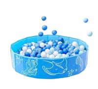 Generico Piscina con Tettoia,Piscina Pieghevole Estiva per Gioco Acquatico Diametro 120x30 Cm, con Tettuccio | per Parco Spiaggia Cortile Esterno Ragazze Ragazzi