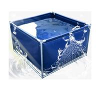 Generico Piscina Fuori Terra - Serbatoio di stoccaggio dell'Acqua per laghetto per Pesci in Tela Extra Spessa, Dimensioni Personalizzabili (250x100x80 cm), Design con Staffa Pieghevole Resistente per