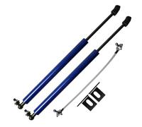 Generico pistone Cofano Auto per Mazda CX-30 (DM) 2019 | Passa mouse anteriore metallo + alluminio 2pezzi posizionalo come desiderato(Blue Carbon)