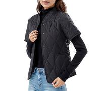 Generico Piumino 100 G Donna, Giacca Imbottita Donna Piumino Leggero Ripiegabile Giacca Antivento Giubbotto Corto Capispalla da Montagna Caldo Invernale per All'aperto Sportiva