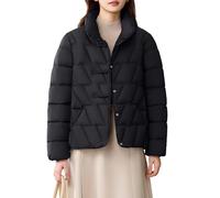 Generico Piumino 100 G Donna, Giacca Trapuntata Donna Corta Taglie Forti Antivento Giubbotto Mezza Stagione Ripiegabile Termico Giacca Leggero Casual Montagna Trapuntato per All'aperto Sportiva