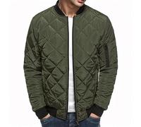 Generico Piumino Cape Horn da Uomo Capispalla Invernale con Cerniera Intera Cappotto Caldo Antivento Casual Giubbotti Autunnali Invernale Piuma Giubbotto Invernale Sportivo (AG, XL)