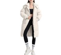Generico Piumino Donna 100 Grammi Curvy Avvitato Trapuntato Piumino Lungo con Cappuccio Ripiegabile Piumini Invernale Donna Corto Piumini Leggeri Corti Giubbotti Invernali Cappotto Imbottito