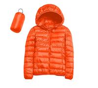 Generico Piumino Donna 100 Grammi Leggero con Cappuccio Piumini Elegante Giacca Ripiegabile Donna Giacconi Invernali Taglie Grandi Cappotto Ultraleggero Giubbotti Imbottiti Giubbini