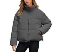 Generico Piumino Donna Elegante 100 Grammi, Giacca da Donna Invernale Lunga,Cappotto Lungo E Ampio con Coulisse Regolabile sull'Orlo E Colletto Rialzato Ideale per Il Freddo Invernale