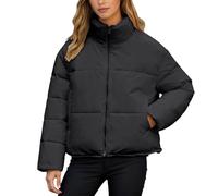 Generico Piumino Donna Elegante 100 Grammi, Giacca da Donna Invernale Lunga,Cappotto Lungo E Ampio con Coulisse Regolabile sull'Orlo E Colletto Rialzato Ideale per Il Freddo Invernale