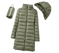 Generico Piumino Donna Giacca Lunga Primaverile Cappotto Lungo Pelle Giubbotto Neve Parka Primaverile Trench Cappottino Giacche da Neve Giubbotti Invernali Abbigliamento