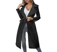 Generico Piumino Donna Invernale Giubbino 100 Gr Donna Abbigliamento Quotidiano Da Per La Protezione Solare Ogni Cappotto Con Bottoni A Maniche Lunghe Giacche Giacca Pelle Black L
