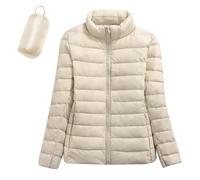 Generico Piumino Leggero Donna 100 Grammi Mezza Stagione 2024 Giubbotto Invernale Donna Elegante con Zip Piumino Ultraleggero Pesante Caldo Giacche Trapuntato Slim Giacche Invernali Donna Avvitato