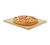 Generico Pizza Stone For Oven | Ceramic, 30.5x30.5cm (2100g) Or 26.5x25.5cm (1700g) | Square Baking Stone For Grill & Bread | Heat Resistant Kitchen Tray For Crispy Crust