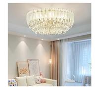 Generico Plafoniera di cristallo lusso Lampade da soffitto Compatible with soggiorno caldo Lampada ristorante a LED camera letto in vetro, plafoniera