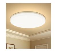 Generico Plafoniera Lampada da Soffitto a LED Plafoniera LED rotonda moderna for illuminazione decorativa for la casa, soggiorno, camera da letto, cucina interna(Warm white,18CM-24W)