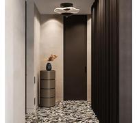 Generico Plafoniera, Plafoniere moderne for corridoio Illuminazione interna for Balcone Camera da letto Corridoio Portico Apparecchi decorativi Ins Lampade nordiche a LED(Black A,Cool White)