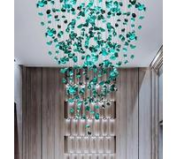 Generico Plafoniera, Vendite di hotel Lampadario a soffitto alto Lobby Ristorante Corridoio Creativo Hotel Ingegneria Vetro Arte Illuminazione for l'industria(D40CM,Warm White)