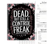 Genérico Planning Workbook - Planner Organiser | Final Wishes End Of Life Planner For Final Wishes, When I'm Gone Notebook, Estate Planning Book For Business Affairs