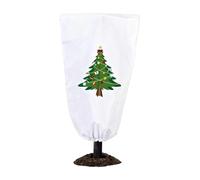 Generico Plant Covers Freeze Protection, Breathable Non Woven Winter Blanket & Frost Barrier with Christmas Pattern Design, Reusable Garden Protector for Tree Shrub Vegetable Fruit Lawn Yard