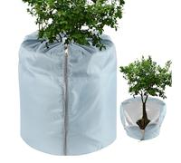 Generico Plant Covers | Professional Quality Winter Garden Lawn Fleece Plantt Protection | Zippered Wind Shield with Drawstring for Gardening Greenhouse Bush Rose Pot Tree Crop Palm Fruit Citrus Fig