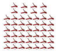 Generico Plant Grafting Clips Set - 50 Pack Tomato Vegetable Fixing Clamps, Flat Mouth Hook Connectors for Watermelon Tomato Cucumber Melons, Garden Plant Support, Grafting Gardening Tool
