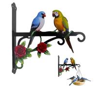 Generico Plant Hangers | Heavy Duty Parrot Theme Bracket | Bird Feeder Wall