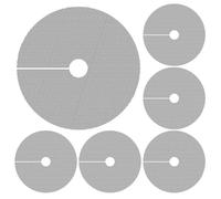 Generico Plant Pot Cover - Flower Pot Liners | Plant Protector from Cats | Flower Pots Soil Protectors for The Protection | Cuttable Guards Barrier Screens Protection for Bonsai Outdoor Dogs