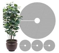 Generico Plant Pot Cover - Flower Pot Liners | Plant Protector from Cats | Flower Pots Soil Protectors for The Protection | Cuttable Guards Barrier Screens Protection for Bonsai Outdoor Dogs