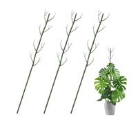 Generico Plant Support Stakes, 3 Pack Stackable Garden Pillars for Vertical Growth, Strong Vine Stakes for Indoor Outdoor Pots Flowers Ivy Peas Peppers, Home Garden Décor